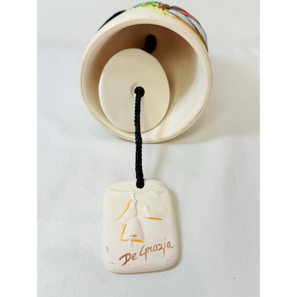 Hand Painted DeGrazia  Sandstone Wind Tamer Bell - Picture 7 of 11